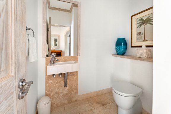 Downstairs washroom